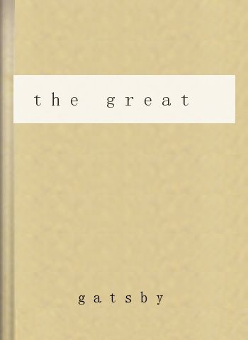 The Great Gatsby